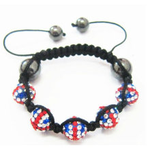 UK Flagge shamballa neue Modelle Trends Schmuck 2016 beliebte Perlen Armbänder